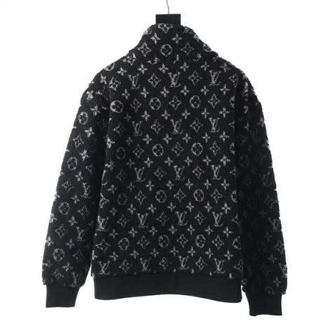 louis vuitton monogram jacquard fleece zip-through jacket|Monogram Jacquard Knit Jacket .